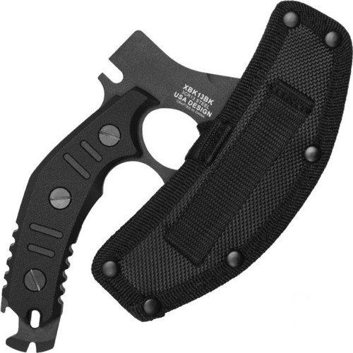 Equip yourself with the Neptune Mini Axe in vibrant rainbow colors, complete with a sheath. Compact, versatile, and perfect for various tasks. Get yours now!