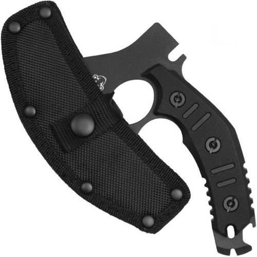 Equip yourself with the Neptune Mini Axe in vibrant rainbow colors, complete with a sheath. Compact, versatile, and perfect for various tasks. Get yours now!