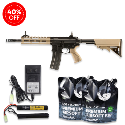 G&G CM16 Raider 2.0 AEG Starter Bundle