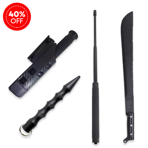 Heat Treated Tactical Baton Duty Kit