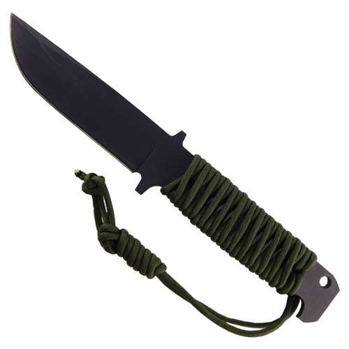 OKC Vulpine Paracord Wrapped Handle Fixed Knife