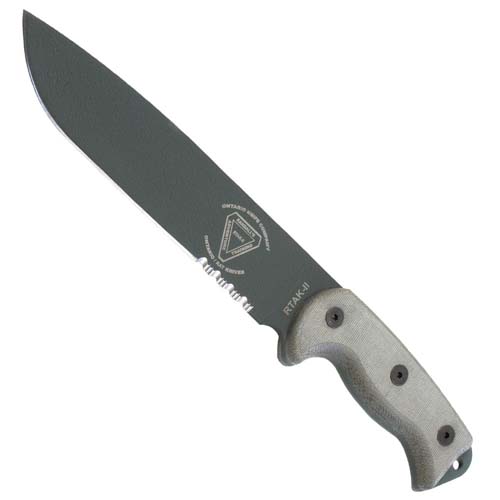 OKC RTAK-II Fixed Blade Knife - Half Serrated Edge
