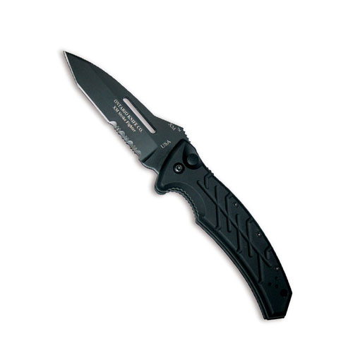 OKC XM Strike Fighter Folding Knife - Half Serrated Edge
