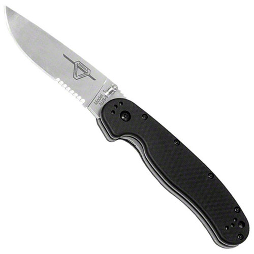 OKC RAT Folding Knife - Half Serrated Edge
