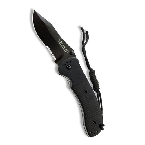 JPT 3R Drop Point Black Round Handle BS