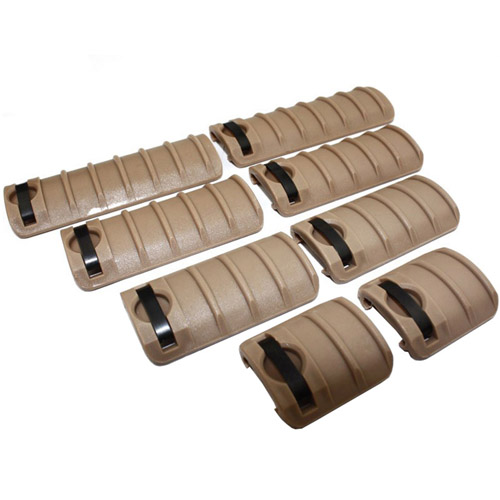 Ergo Ribbed Picatinny Rail Cover Set