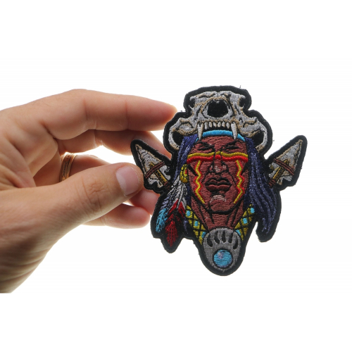 Cheap Place Patch Indian Patch with Arrows and Skull hat