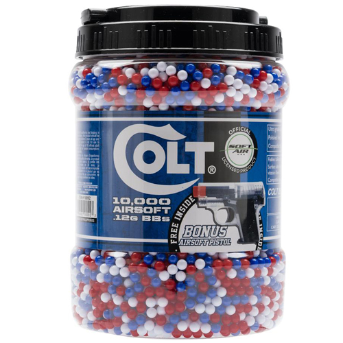 Colt .12g 10000ct Jar of 6mm BBs for Colt .25 Spring gun