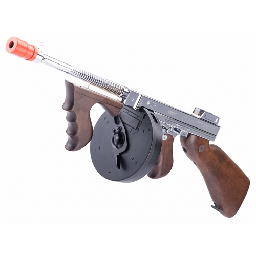 Cybergun Thompson M1928 Chrome AEG Airsoft Rifle