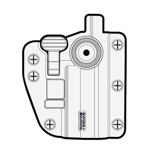 Cybergun ADAPTX Level 2 360 Degree Rotation Universal Holster