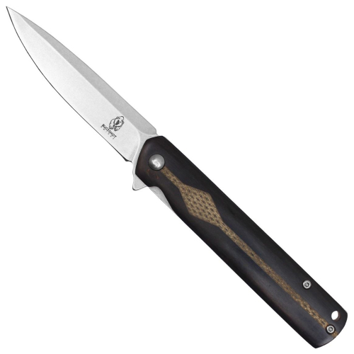 Buckshot 8' Folding Knife Wood handle