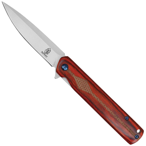 Buckshot 8' Folding Knife Wood handle