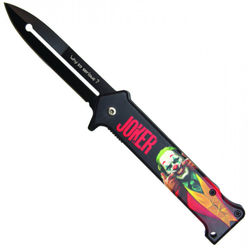 Introducing the Clown Prince Folding Knife in Rainbow, available at GorillaSurplus.com. Elevate your collection with its vibrant design and reliable functionality.