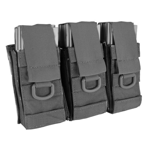 Black Owl Gear / Phantom Aggressor Molle Ready M4 AK MP5 Magazine Pouch - Triple