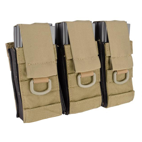 Black Owl Gear / Phantom Aggressor Molle Ready M4 AK MP5 Magazine Pouch - Triple