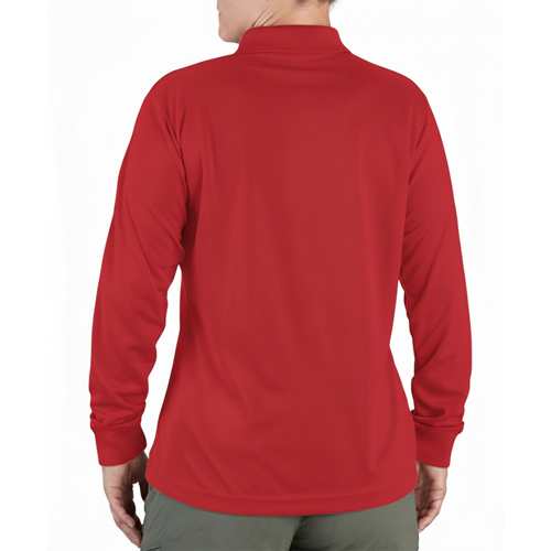 Women's Uniform Polo - Long Sleeve Dark Green XS