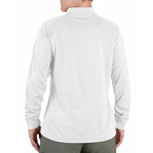 Women's Uniform Polo - Long Sleeve Dark Green XS