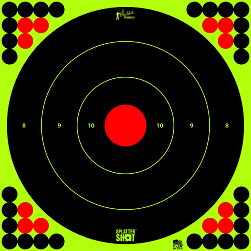 17.25 Inch Bullseye Target 5 Pack