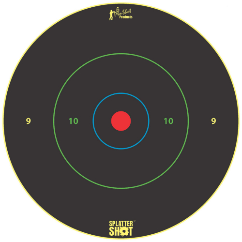 12 Inch Bullseye Rings Multicolor