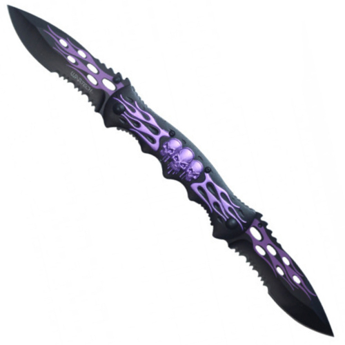 Double Blade Assisted Open Knife