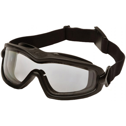 Pyramex V2G H2X Anti-Fog Dual Lens with Black Strap