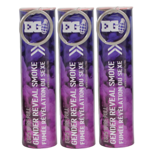 Micro Smoke Gender Reveal Pack of 3