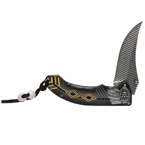 Wild Turkey Folding Knife Feather Shaped-Blade