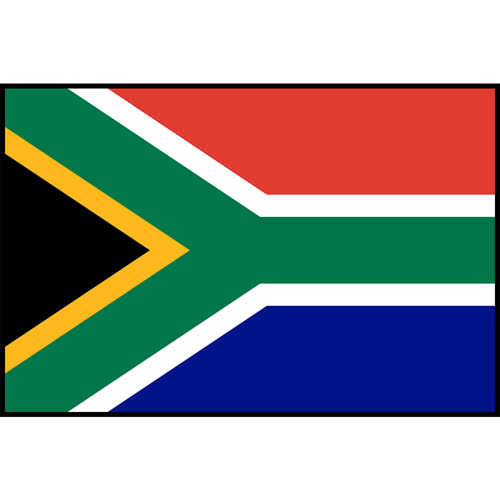 Flag Printed Patch - South Africa
