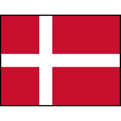 Flag Printed Patch - Denmark