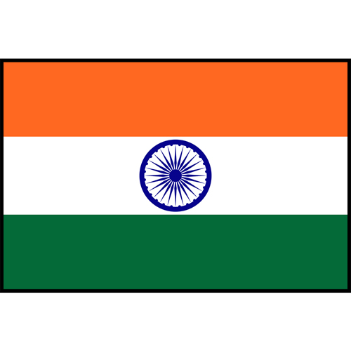 Flag Printed Patch - India