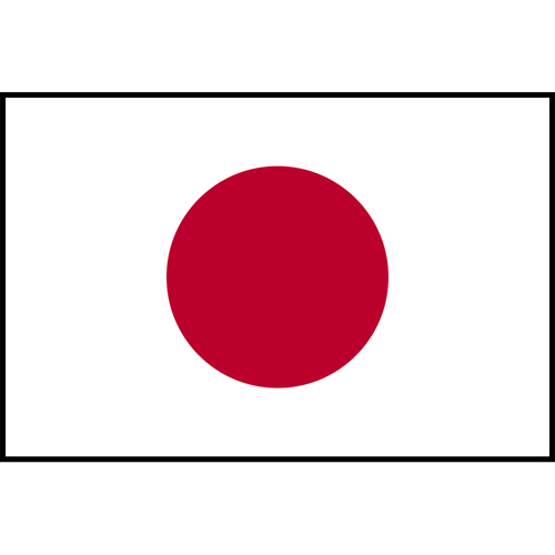 Flag Printed Patch - Japan