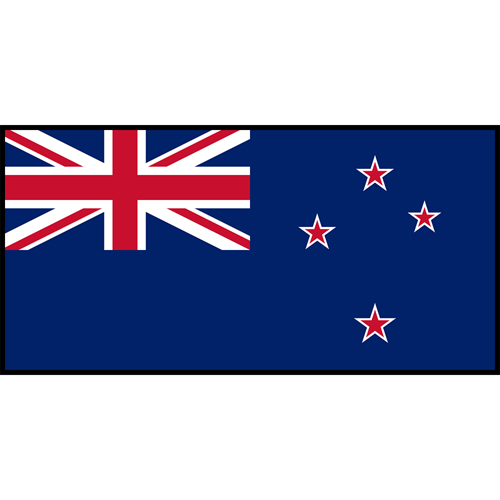 Flag Printed Patch - New Zealand