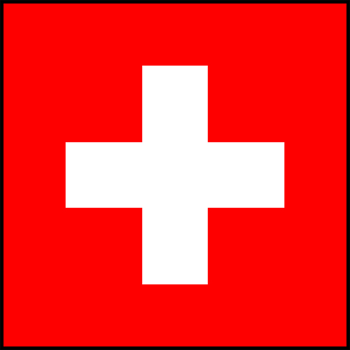 Flag Printed Patch - Swiss