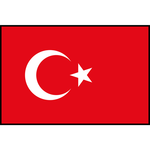 Flag Printed Patch - Turkey
