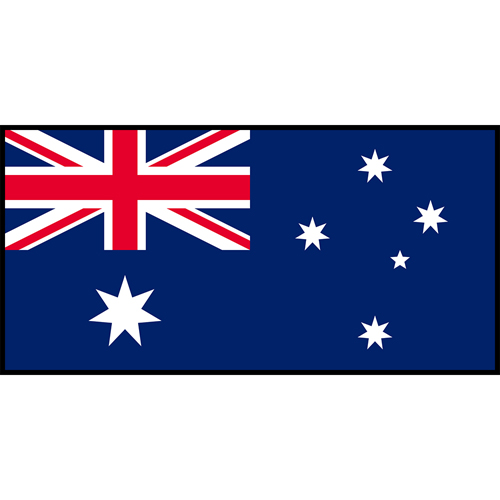 Flag Printed Patch - Australia