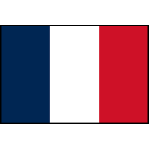 Flag Printed Patch - France