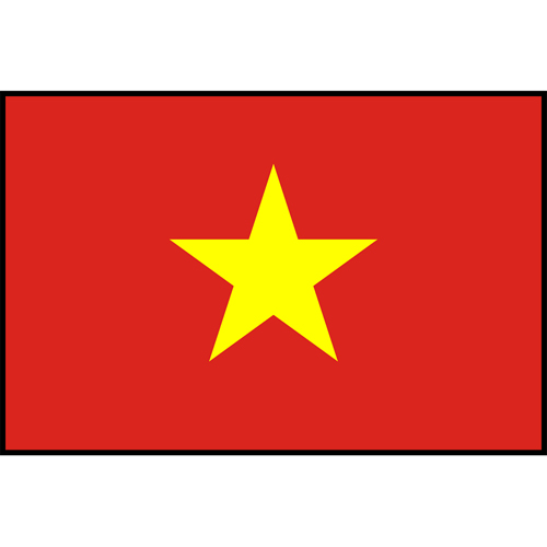 Flag Printed Patch - Vietnam