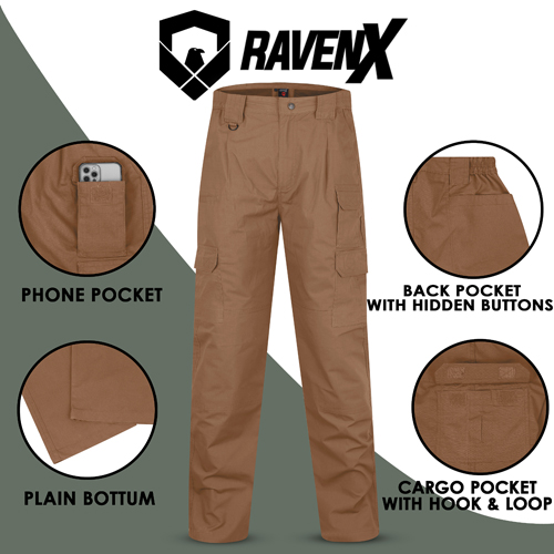 Raven X RipstopOps Mens Tactical Pants