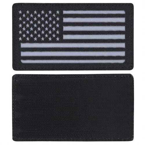 USA Flag Laser Cut Reflective Patch 