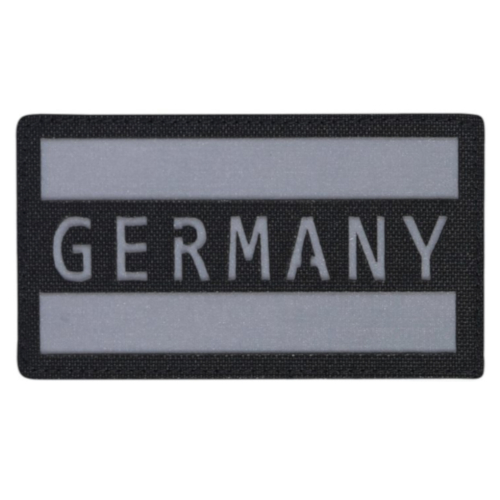 Germany Reflective Flag Laser Cut Patch