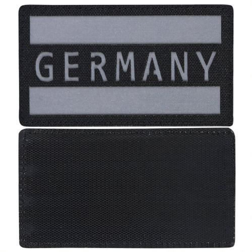 Germany Reflective Flag Laser Cut Patch