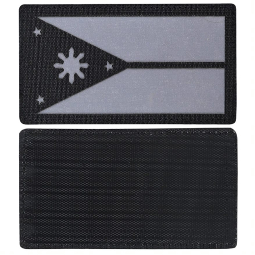Philippine Reflective Flag Laser Cut Patch
