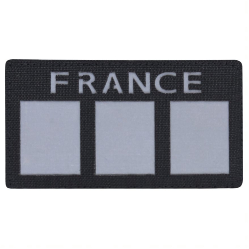 France Flag Laser Cut Reflective Patch