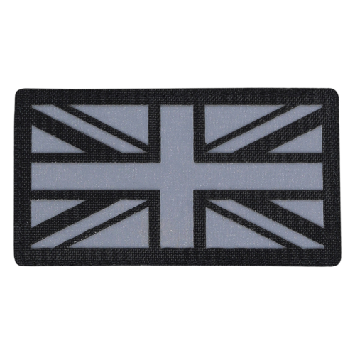 Britain Reflective Flag Laser Cut Patch