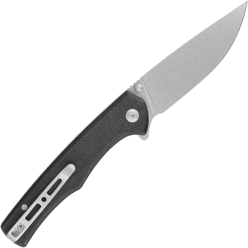 Explorer Crowley Flipper Knife - Black, a statement of power 