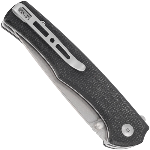 Explorer Crowley Flipper Knife - Black, a statement of power 