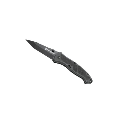 Smith & Wesson SW-BSPECL Black Alum Handle Black Tanto Bl Plain