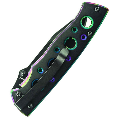 Smith & Wesson Multi-Colored Extreme Ops Knife - Half Serrated Edge