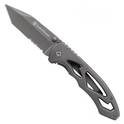 Smith & Wesson Frame Lock Stainless Steel Folding Blade Knife