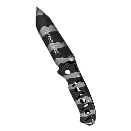 Smith & Wesson Special Tactical Folding Knife - Green Handle
